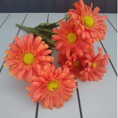 Kytica Gerbera CV10780 9X oranžová