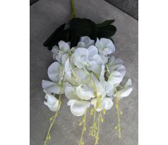 Kytica Orchidea 213A 57cm bielo-krémová