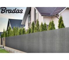 Tieniaca tkanina BRADAS 135 g/m² sieť 90% 1,5 x 10 m sivá